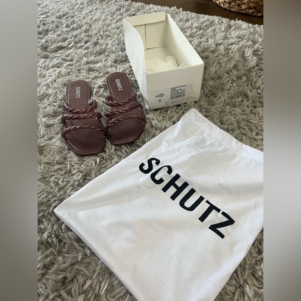 Schutz Jelly Sandals